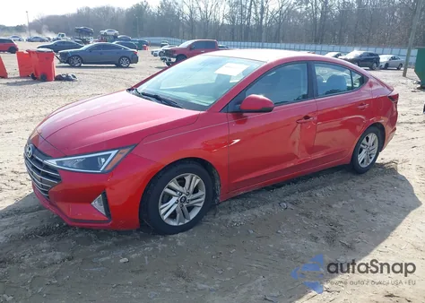 2020 Hyundai Elantra Sel из США, поврежденный, VIN 5NPD84LF1LH552518